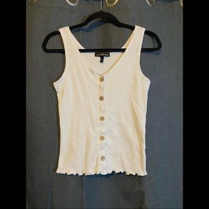 Womens White Tank Top